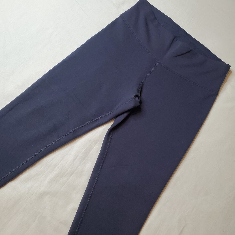 Athleta Women's Size L Altitude Tight in Polartec Power Stretch Blue 486200